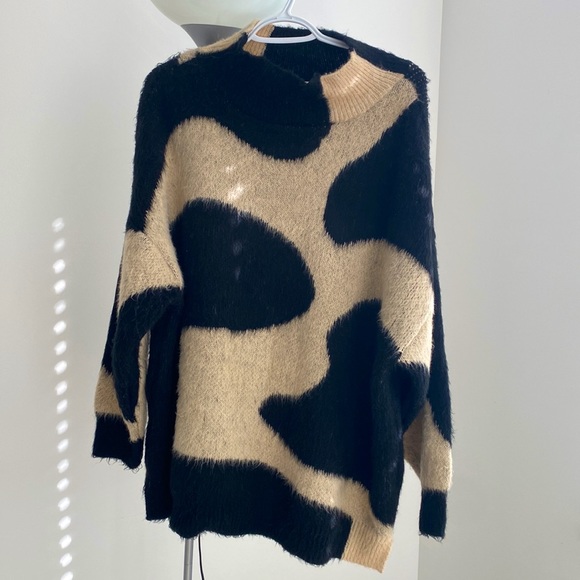 Topshop leopard print sweater - Picture 1 of 5